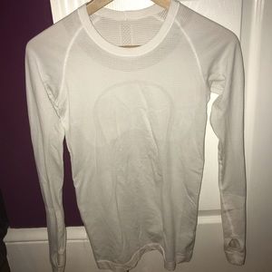 Lululemon White Long Sleeve